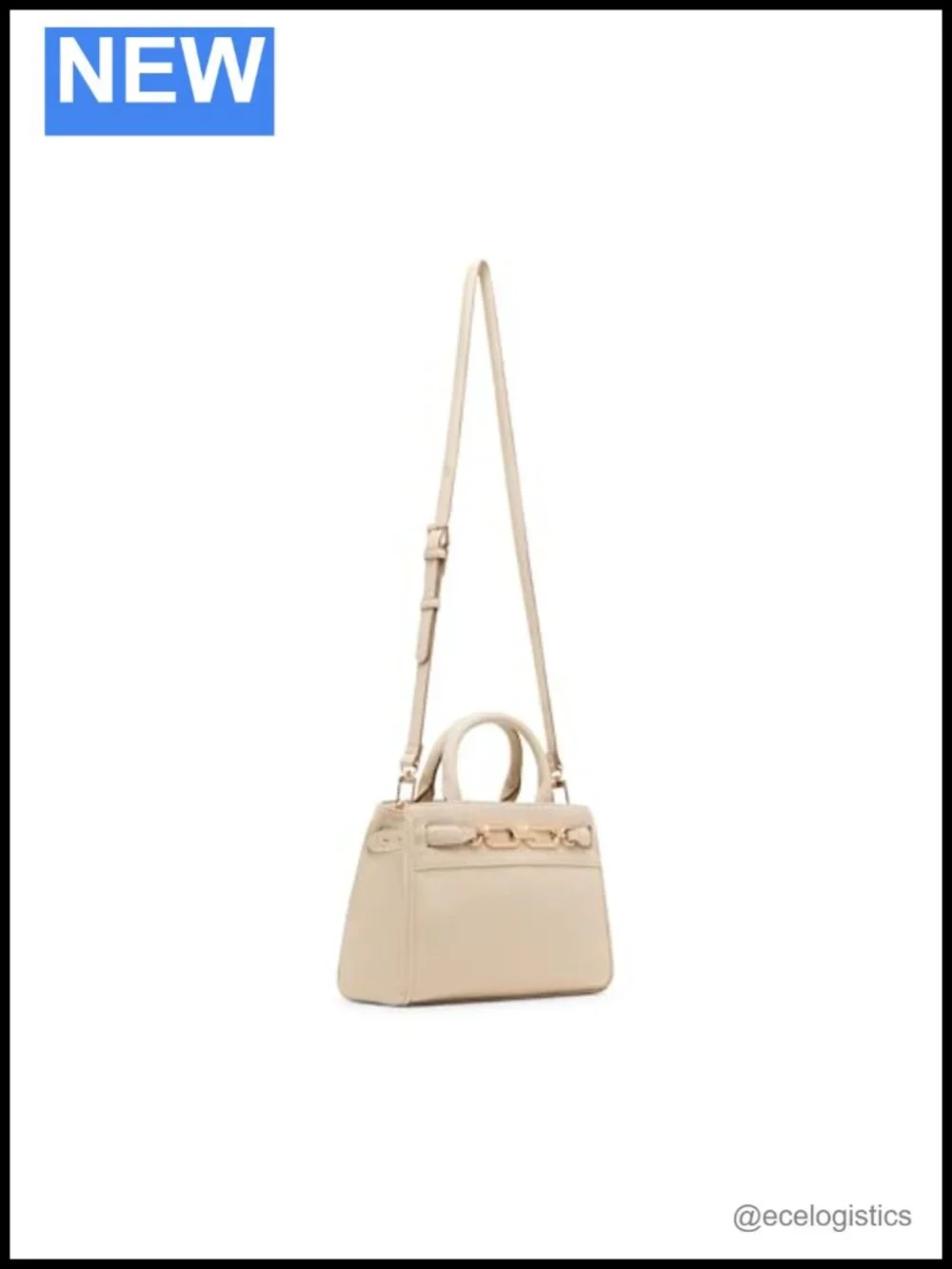 Anne Klein Midi Chain Satchel Convertible Strap Women's Handbag